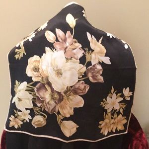 Pure Silk square scarf by Jones of New York